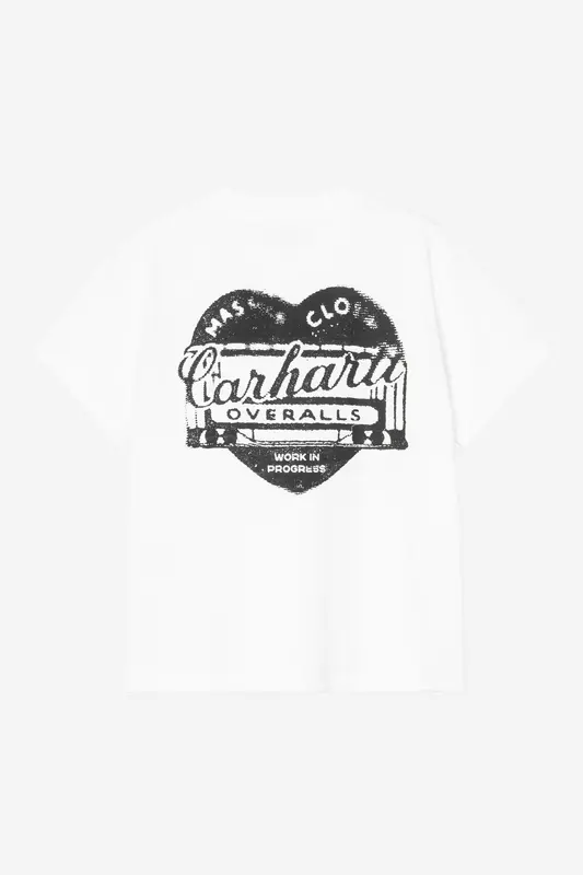 Carhartt Wip W GARBLE S/S TEE White