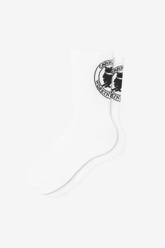 Carhartt Wip W HUGGING CATS SOCKS White