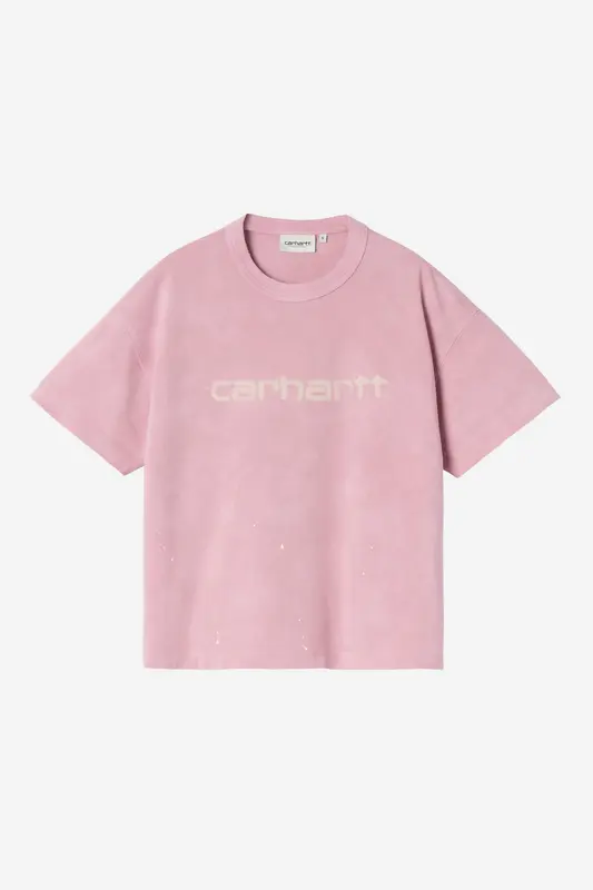 Carhartt Wip W PAINTER S/S TEE Hortensia destroy wash splatter