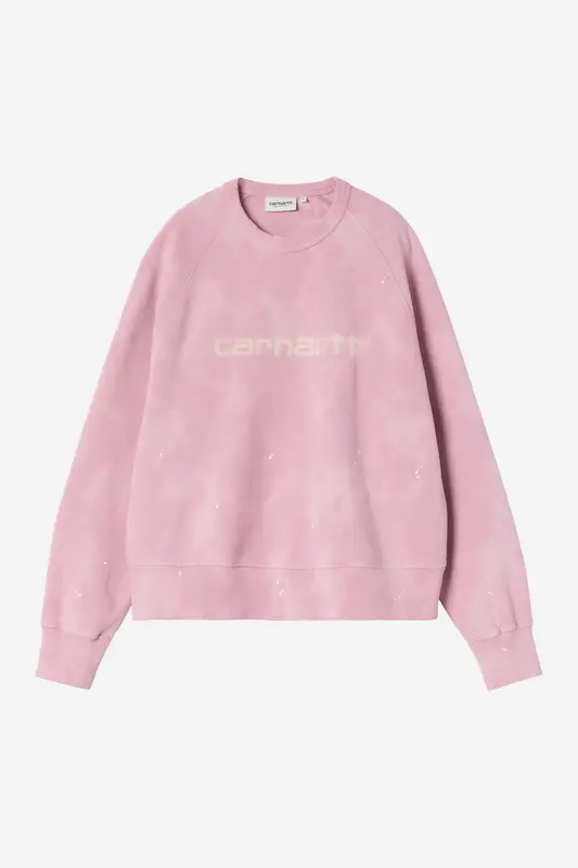 Carhartt Wip W PAINTER SWEAT Hortensia destroy wash splatter
