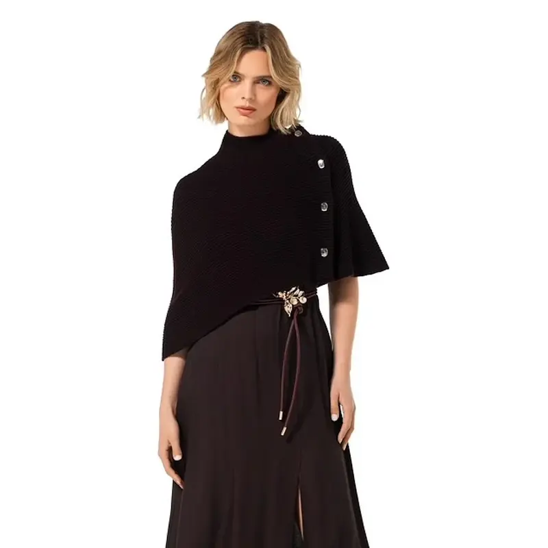 Caroline Biss poncho femme violet 4260/53