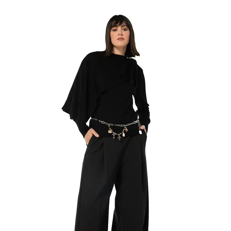 Caroline Biss pull à enfiler pour femme, noir 4205/10