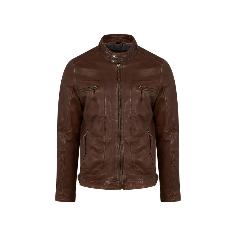 CASEY (REF. 60901) CACAO- BLOUSON EN CUIR