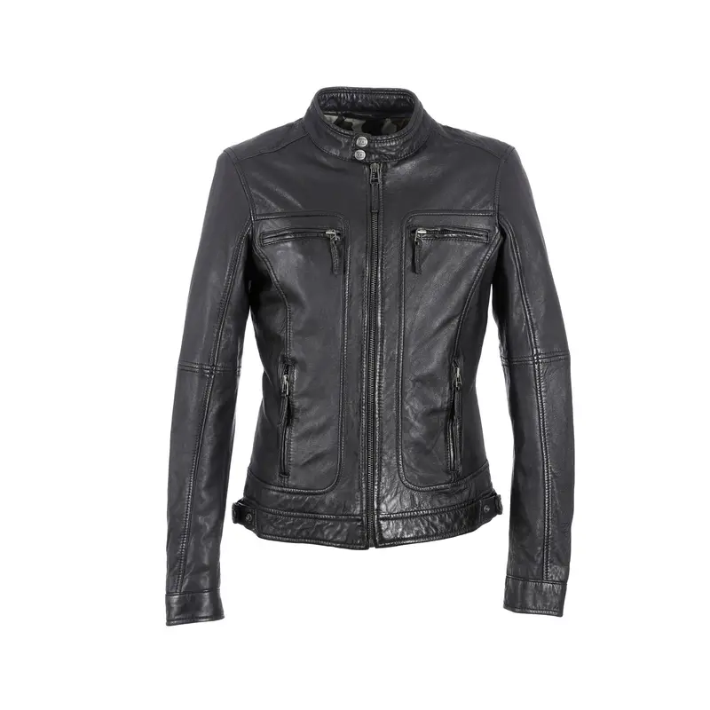 CASEY (REF. 60901) NOIR - BLOUSON EN CUIR