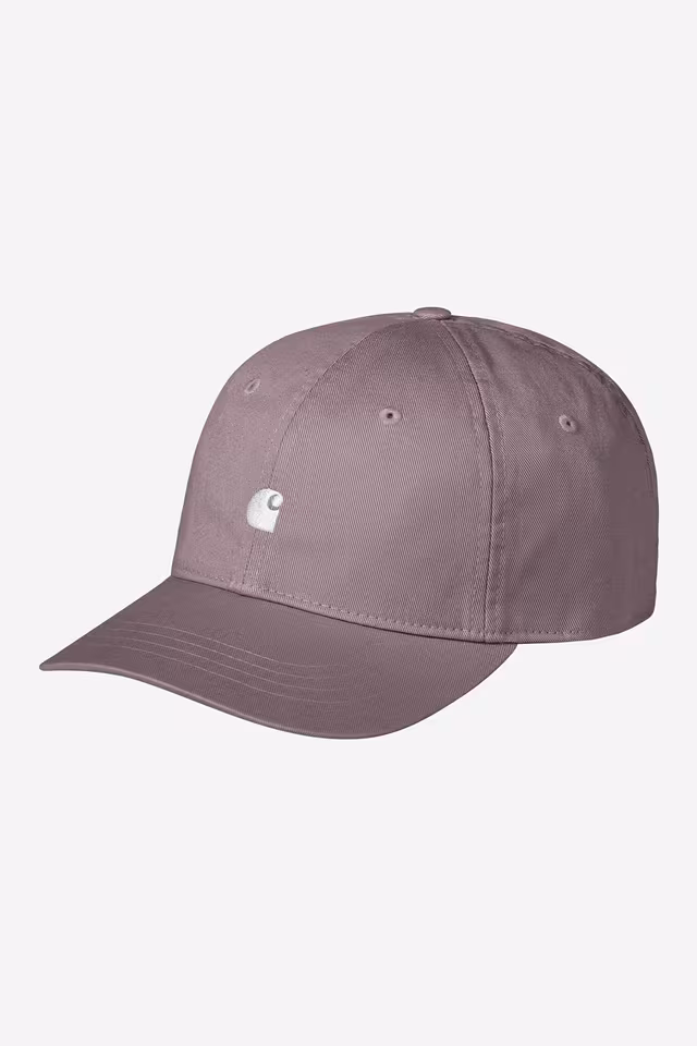 Casquette Carhartt Wip MADISON LOGO CAP Pink Fog White