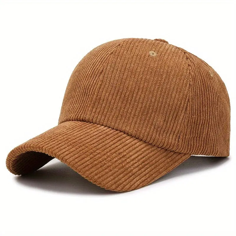 Casquette de baseball en velours côtelé durable