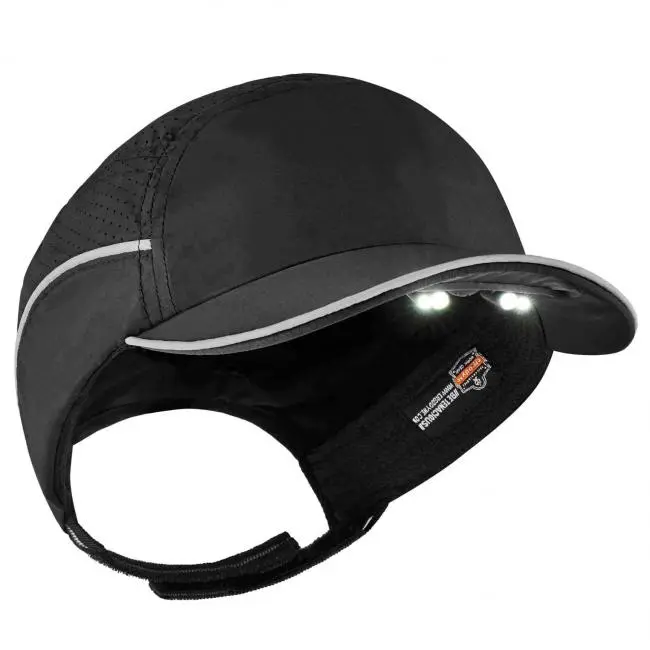 Casquette de sécurité Skullerz 8965 Ergodyne éclairage LED visière longue