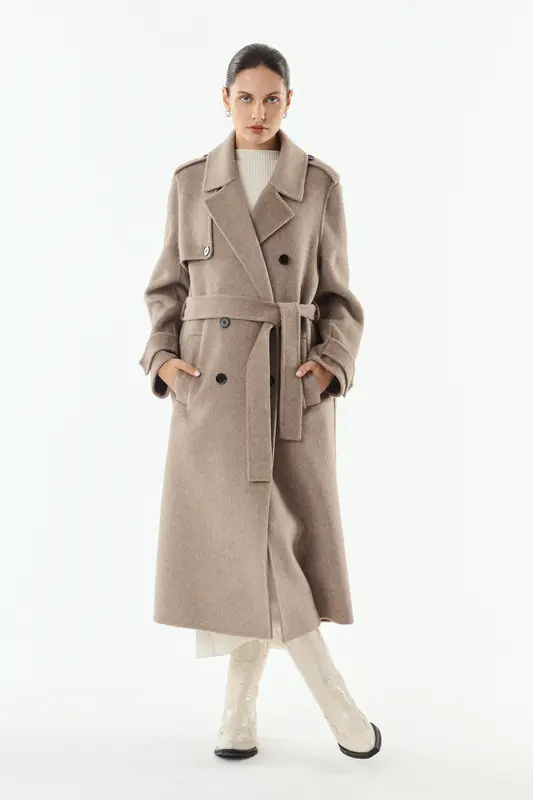 CASSIS - Manteau en laine mélangée