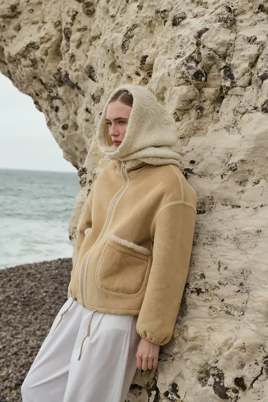 CAUDALIE - Veste faux shearling réversible