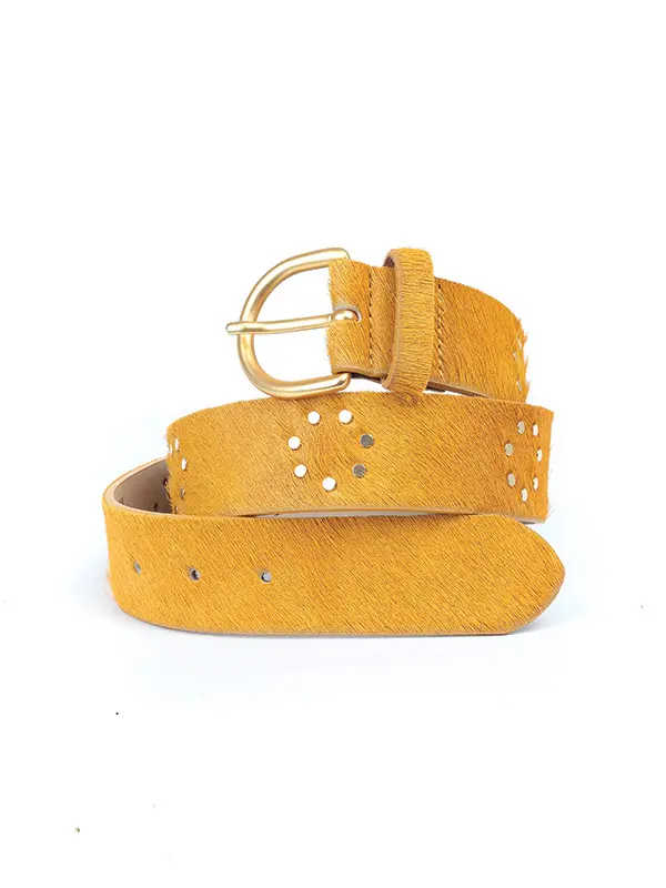 Ceinture Adelee couleur mangue REIKO