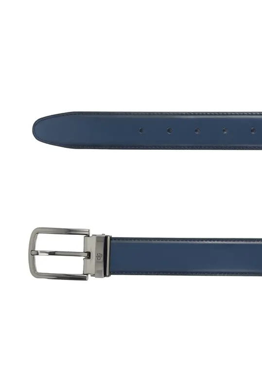 Ceinture en cuir - BLEU