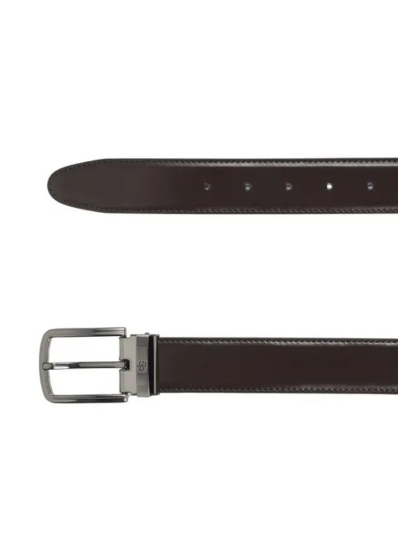 Ceinture en cuir - MARRON