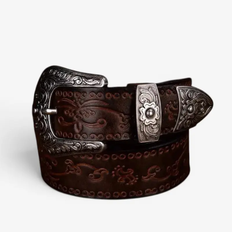 Ceinture pour homme avec imprimé floral