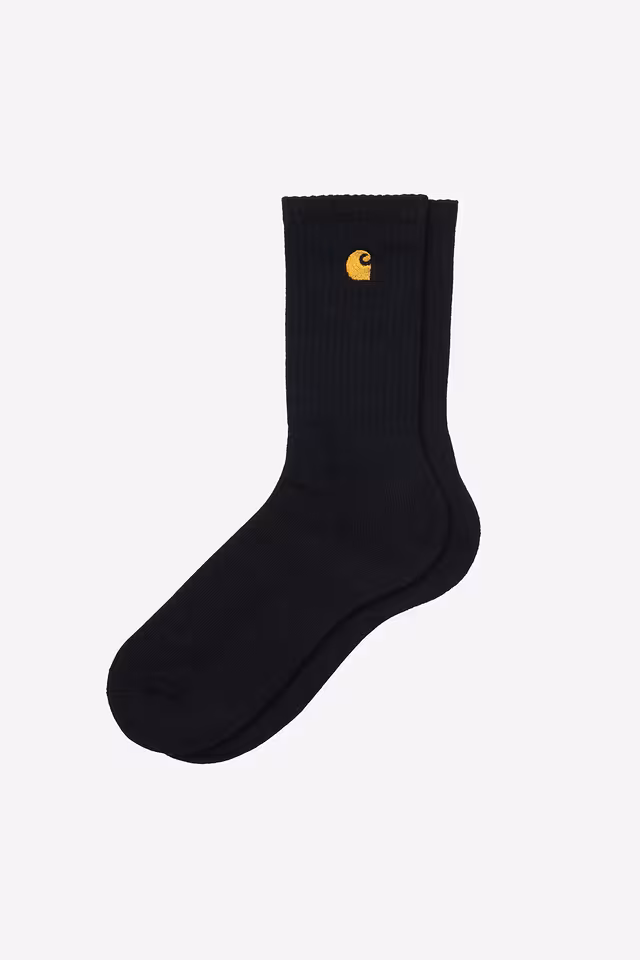 Carhartt Wip CHASE SOCKS Black / Gold