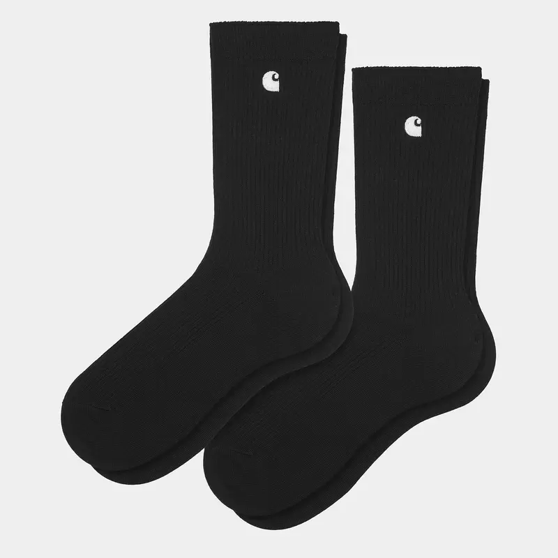 Chausette Carhartt Wip MADISON PACK SOCKS Black
