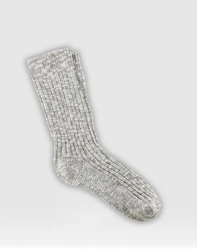 Chaussettes BIRKENSTOCK COTTON SLUB M gris