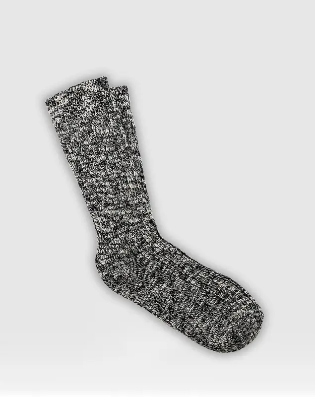 Chaussettes BIRKENSTOCK COTTON SLUB M noir