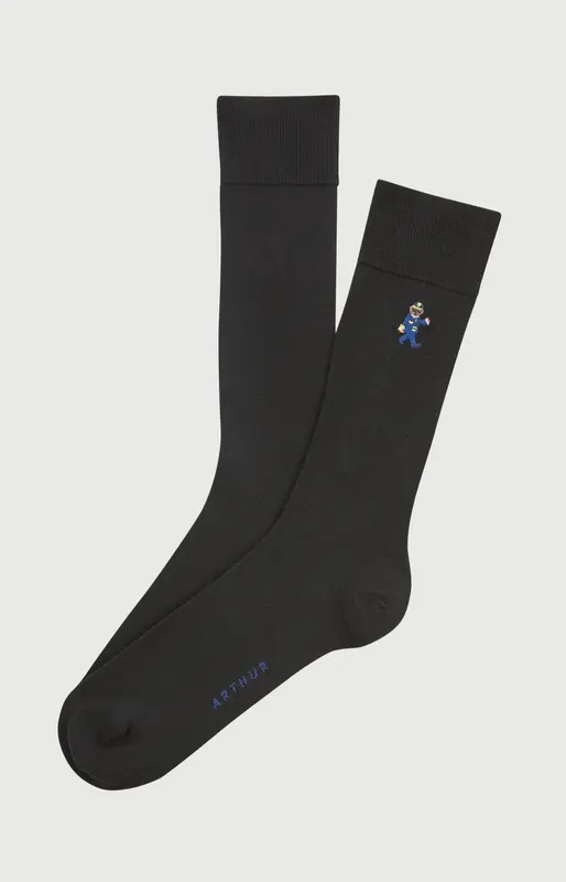 Chaussettes brodées en coton - Pilote de lit