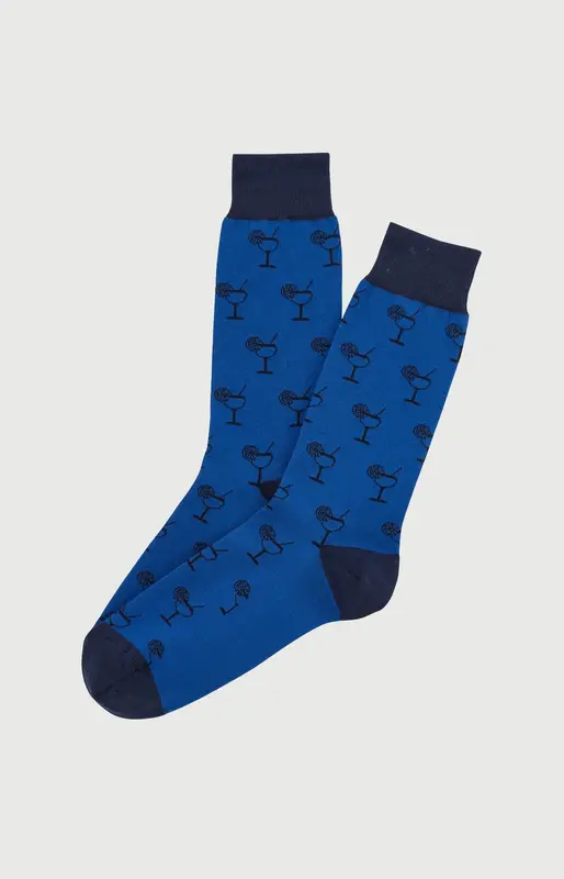 Chaussettes en coton - Apéro Bleu