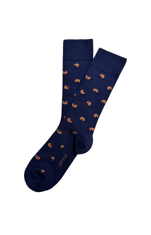 Chaussettes en coton - Croissant Marine