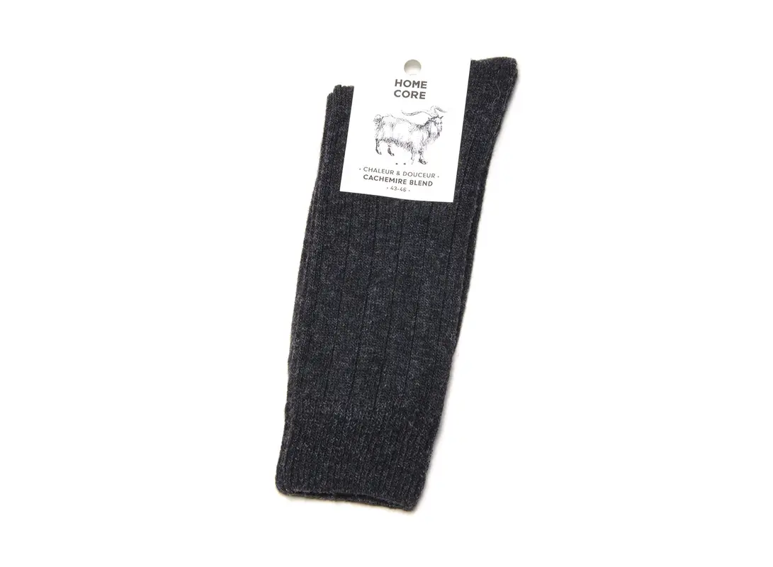 Chaussettes Homecore WOOL SILK SOCKS Anthracite