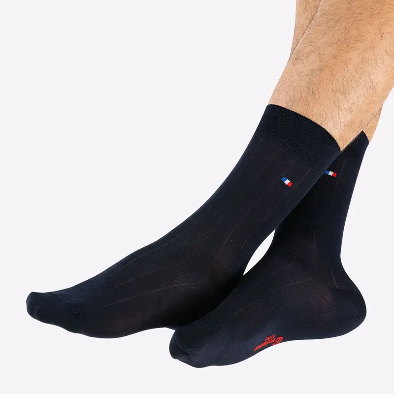 Chaussettes mi-hautes homme Fil d'Ecosse Fait en France Eminence