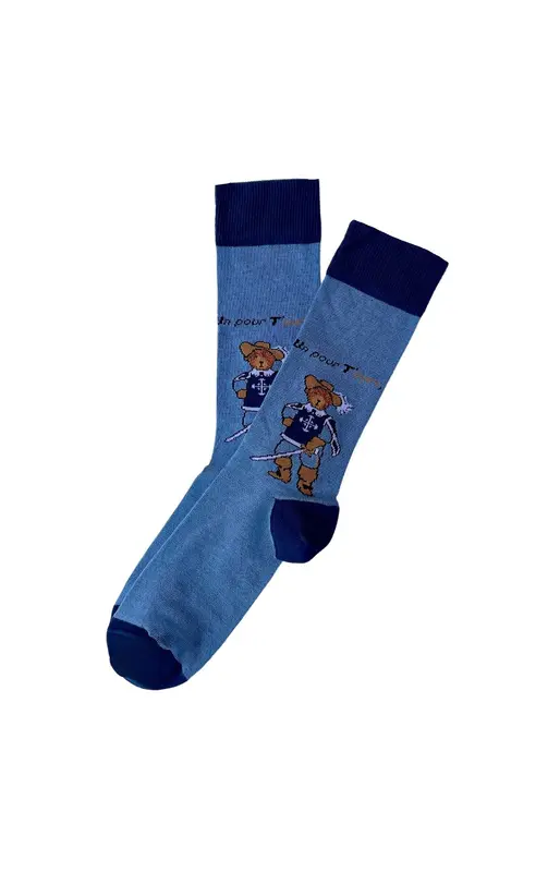 Chaussettes Mou(r)squetaires - Denim