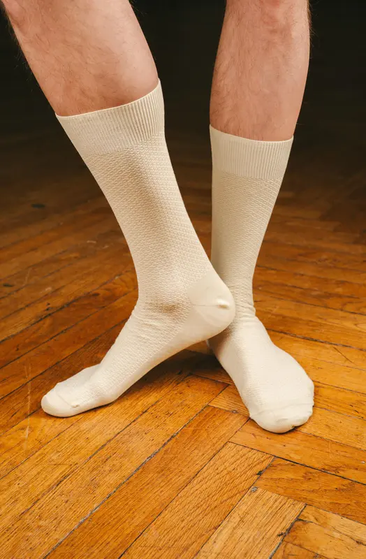 Chaussettes nid d’abeille Fil d'Écosse
