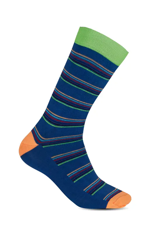 Chaussettes Rayé - Azur
