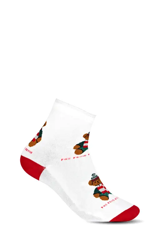 Chaussettes Teddy - Rouge