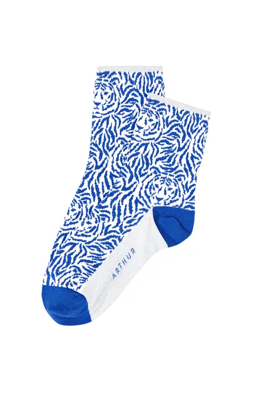 Chaussettes Tigre Bleu