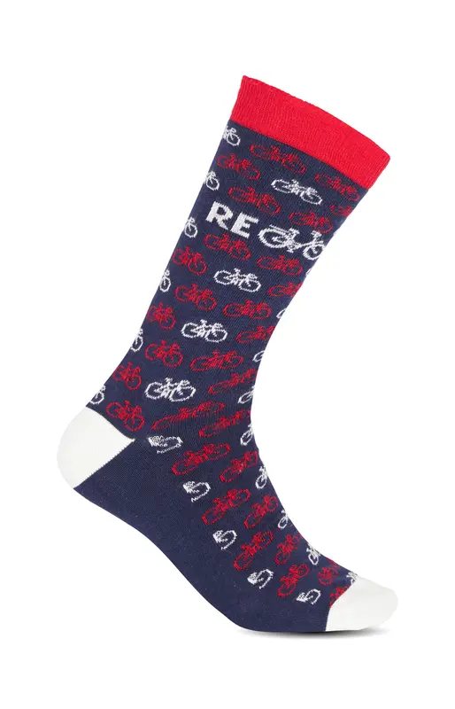 Chaussettes Vélo - Marine