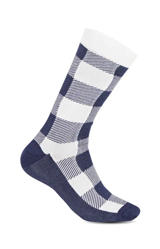 Chaussettes Vichy - Marine