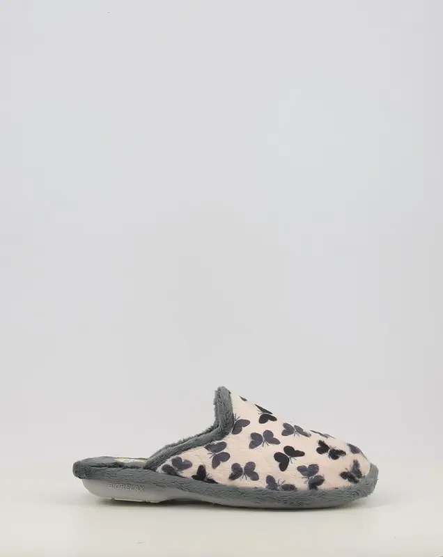 Chaussons de Maison BIO RELAX MARIPOSA 4514 gris