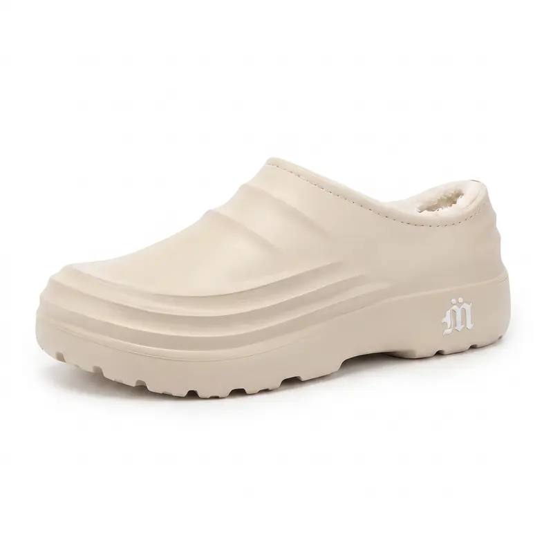Chaussures à enfiler bout rond semelle épaisse