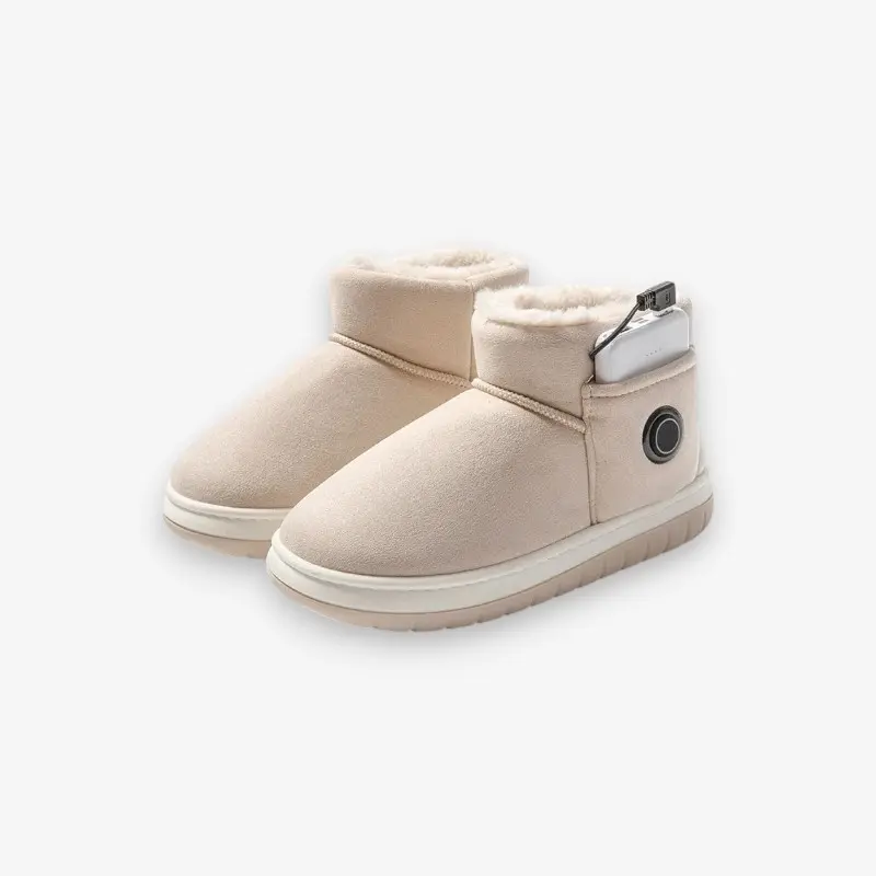 Chaussures à enfiler chauffantes USB