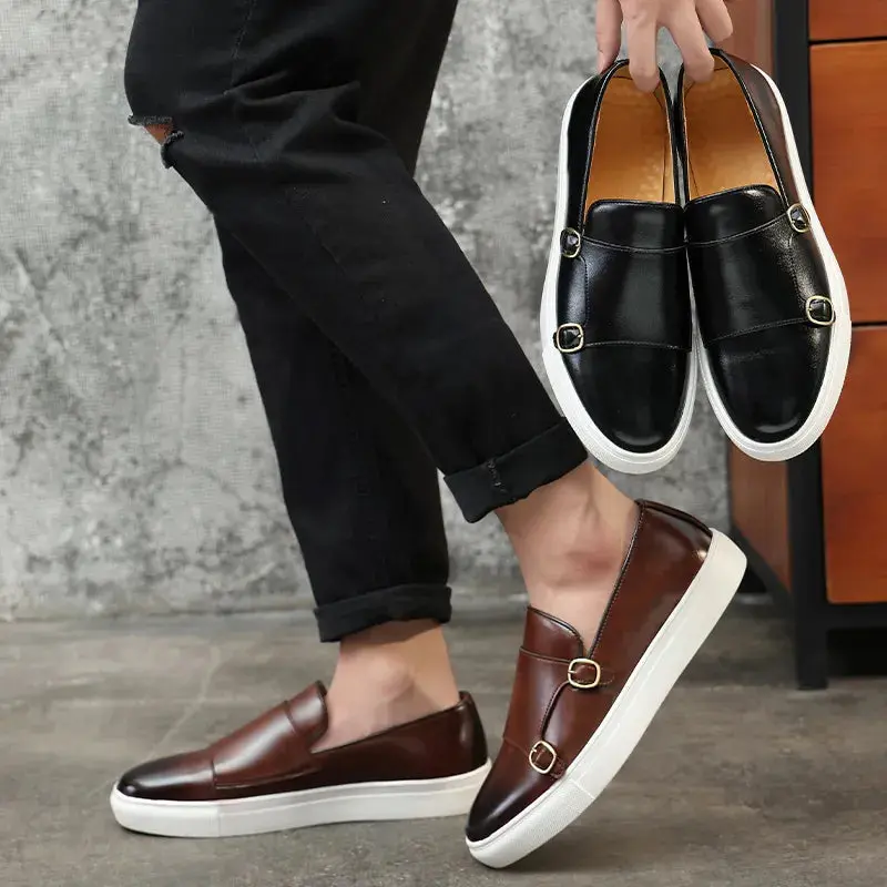 Chaussures à enfiler sophistiquées avec boucle