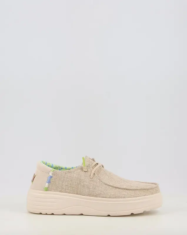 Chaussures bateau WALK IN PITAS POPPY beige