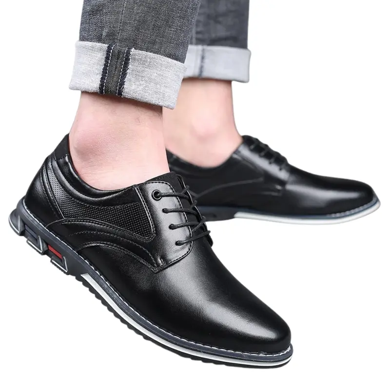 Chaussures Décontractées à Lacets avec Semelle Texturée