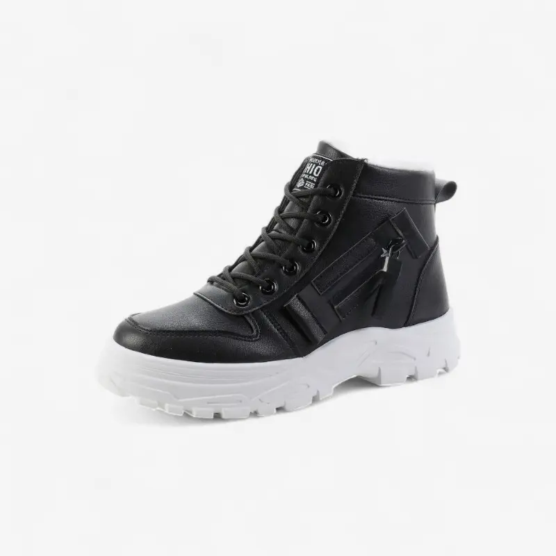 Chaussures femme à lacets bout rond