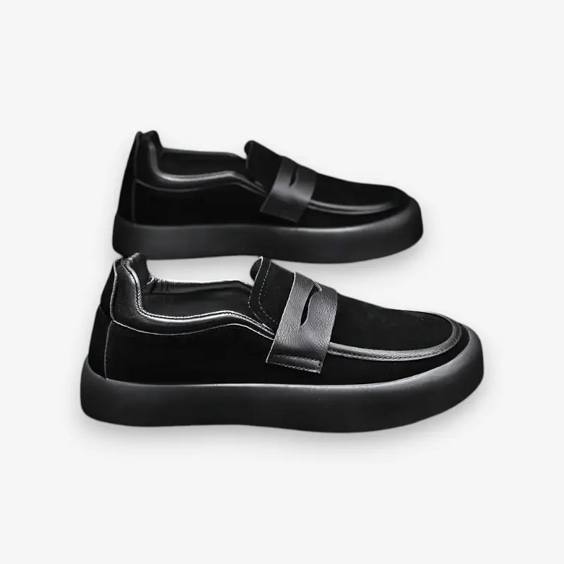 Chaussures homme à semelle plate antidérapante