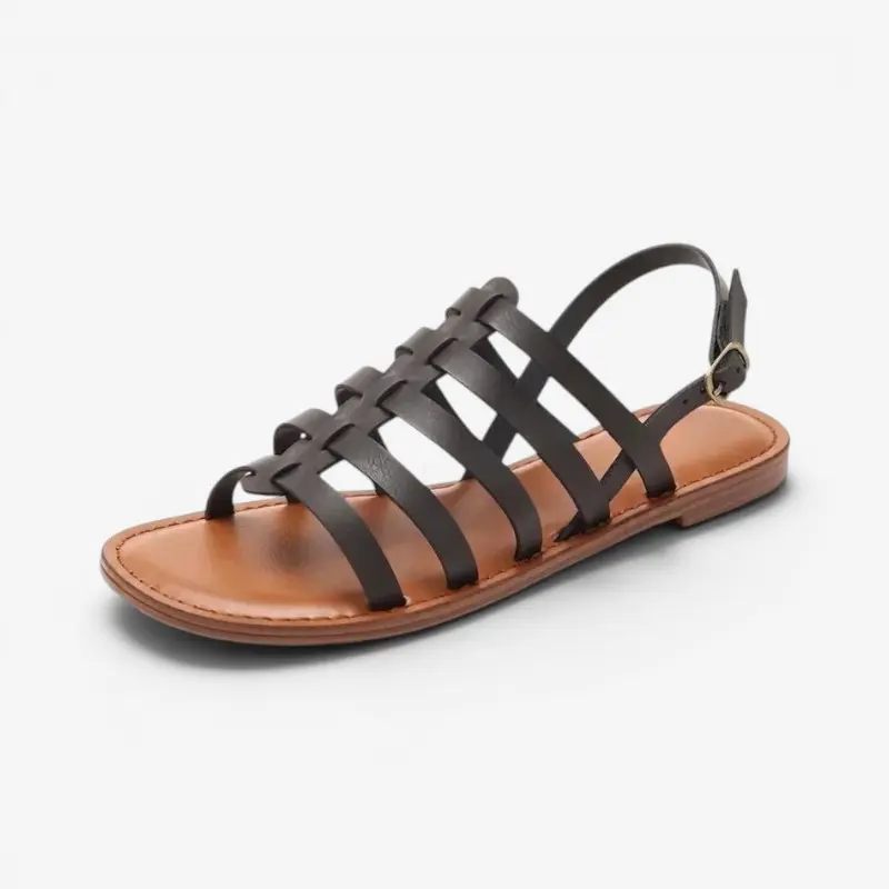 Chaussures Plates Antidérapantes avec Boucle