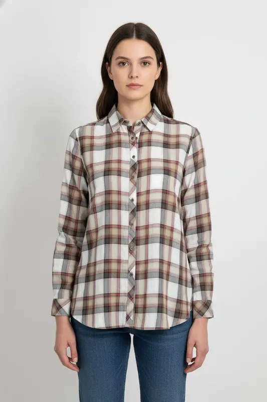 Chemise À Carreaux Multicolore - Taille XL/42