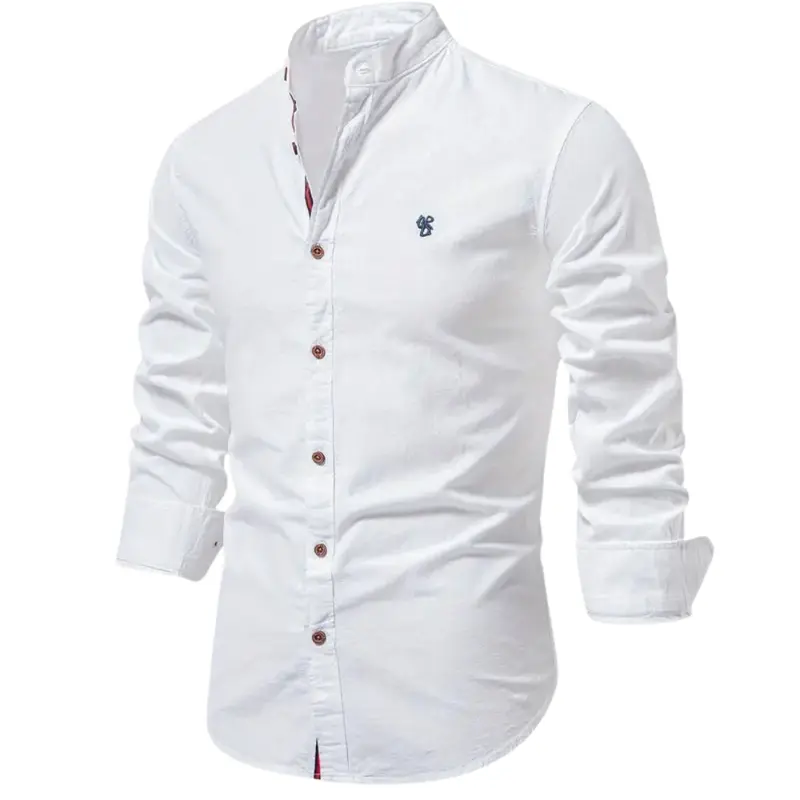 Chemise à manches longues avec coupe décontractée