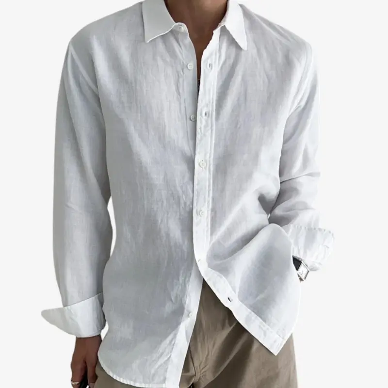 Chemise à manches longues pour homme
