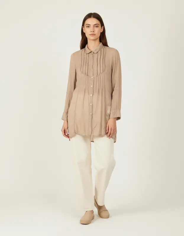 Chemise Beige - Taille L/40