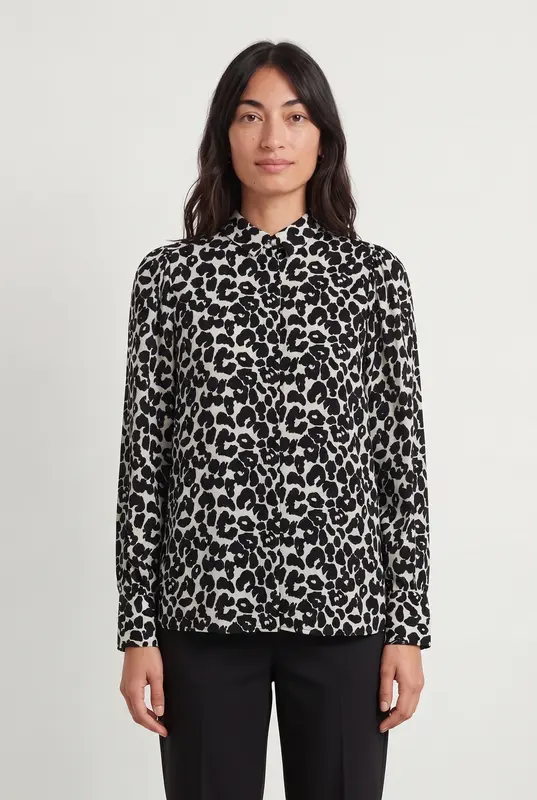 Chemise Blanche et Noire - Taille S/36