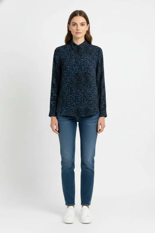 Chemise Bleu et Noir - Taille M/38