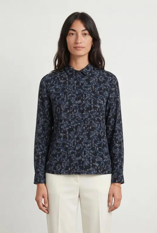 Chemise Bleue et Noire - Taille M/38