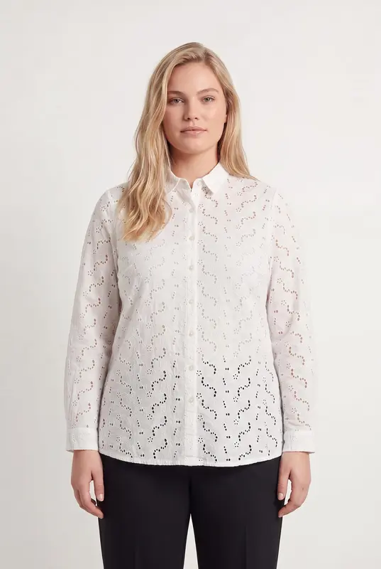 Chemise Brodée Blanche - Taille XXL/44